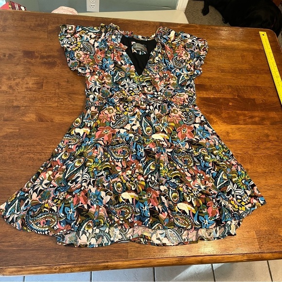 Anthropologie Dresses & Skirts - Anthropologie women’s Dress Floral Pattern 100% viscose size Small Petite